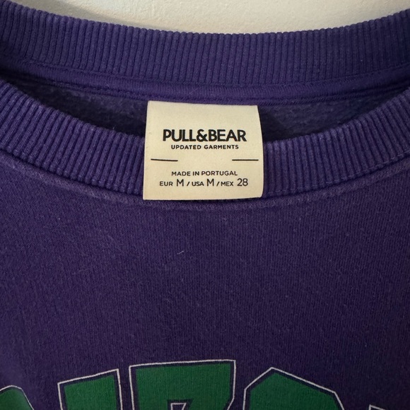 Pull&Bear Purple Arizona Crewneck Sweatshirt - Picture 4 of 4